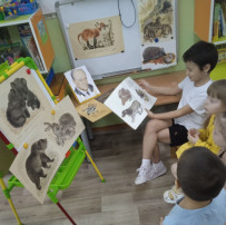 Рисуем животных по мотивам Е. Чарушина Рисуем животных по мотивам Е. Чарушина.